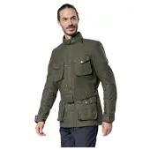 Detlev Louis DL-JM-4 Veste de moto en coton ciré Olive 50 hommes vert