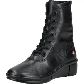 Softinos Bottines à lacets noir