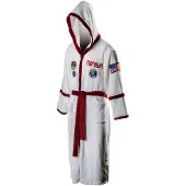 Aaa Merchandise Nasa Fleece Astronaut Bathrobe Blanc