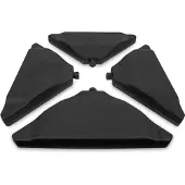 Vonroc Dalle Premium Parasol – Triangulaire - Remplissable | 4 pcs.