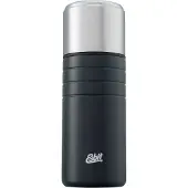 Esbit MAJORIS Bouteille isolante en acier inoxydable avec gobelet à double paroi en acier inoxydable, 0.75L, Noir