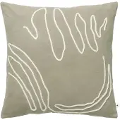 Ferm Living Jot Coussin Elm Green