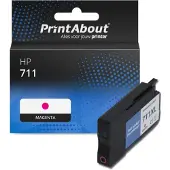 PrintAbout Cartouche compatible pour HP 711 (CZ131A) - Magenta