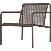 Ferm Living Dapple Chaise de Salon avec Bras Dark Chocolate