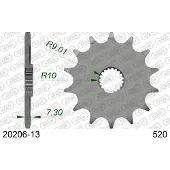 Afam Pignon avant standard en acier - 520