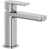 Kludi Renon lavabo EHM 110 avec garniture d'écoulement Push-Open chromée, 1 pièce.