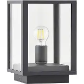 LINDBY Luminaires d'extérieur , Giavanna, dimmable, Noir, Terrasse, Verre, Moderne