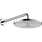 Hansgrohe Douche de tête Raindance S, 300 mm, 1 jet, avec bras de douche de 46 cm, finition chrome
