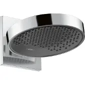 Hansgrohe Douche de plafond Rainfinity de , modèle 250, avec un jet, technologie EcoSmart, raccord mural, finition chromée