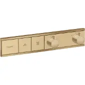 Hansgrohe Thermostat RainSelect de la taille d'une main, dissimulé pour 2 consommateurs, 15380140