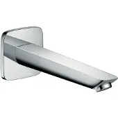 Hansgrohe Logis bec de baignoire, montage mural, surplomb 195mm, 71410000