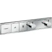 Hansgrohe robinet thermostatique encastré RainSelect pour 2 points de puisage, finition chrome