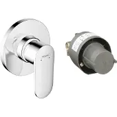 Hansgrohe Vernis Mitigeur de douche encastré monocommande chrome 71663000