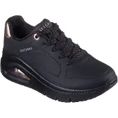 SKECHERS Uno Icon Sneakers Laag - Zwart - Maat 40