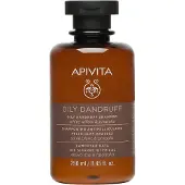 Apivita Dandruff, Shampooing antipelliculaire pour pellicules grasses, 250 ml