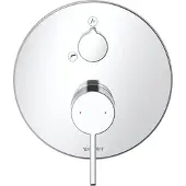 Duravit Set de finition D-NEO pour mitigeur bain/douche encastré avec clapet antiretour, chromé