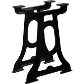 vidaXL Pieds de table de salle à manger 2 pcs. Piètement en Y en fonte