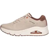 SKECHERS Uno Icon Sneakers Laag - Beige - Maat 41