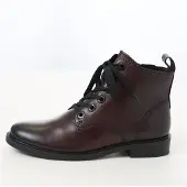 Marco Tozzi Bottines à lacets bordeaux