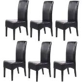 Mendler Chaise de salle à manger Crotone (lot de 6)