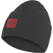 HUGO Bonnet 'Xaff 6' rouge / noir