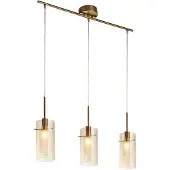 Searchlight Lampe suspendue 3 lumières Duo 3 or