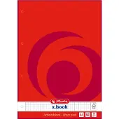 Herlitz Bloc de travail x.book DIN A4, 50 feuilles, quadrillé (A4, Quadrillé, Non contraignant)