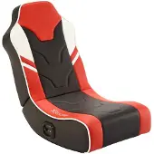 X Rocker Gaming Chair Hydra, 2.0 Audio, Floor Rocker Gaming Floor Chair, Couleur:Rouge