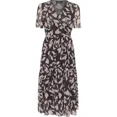 Soaked in luxury Robe 'Aldora' lilas / cyclamen / noir