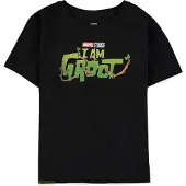 Marvel Garçons, T-shirt, MARVEL - Groot - T-Shirt Garçon (110/116), Noir, (110, 116)