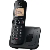 Panasonic Téléphone sans fil Noir 1,6