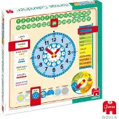 Goula Horloge calendrier - - Apprentissage des mois, saisons, jours et heures