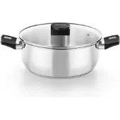 Pinti Monix M240316, Poêle + casserole, Noir, Argent