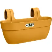 Elho Cache-pot Suspendu Elho en Plastique Jaune - 24 x 46 x 26,5 cm