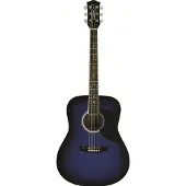 Eko guitars Ranger 6 EQ Blue Sunburst Guitare Dreadnought acoustique-électrique