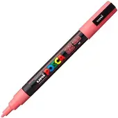 Posca Acryl-Farbstift PC-3M Koralle 0,9-1,3 mm (6 Stück)