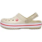 Crocs Sabots 'Crocband' mastic / grenadine / blanc