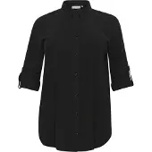 KAFFE CURVE Chemisier 'Nana' noir