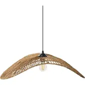 Beliani Lampe Suspension Yaguez Jute Naturel