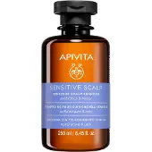 Apivita Sensitive Scalp Shampoo shampoing pour cuir chevelu sensible et irrité sans sulfates 250 ml