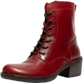 Fly london Bottines à lacets rouge