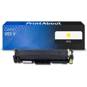 PrintAbout Toner compatible pour Canon 055 Y - Jaune
