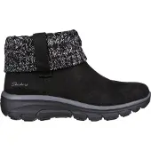 SKECHERS Boots 'Enkellaarsjes Plat' noir
