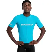 Siroko M8 Environs Short Sleeve Jersey Bleu XL Homme