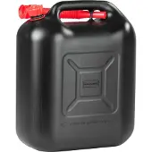 Talamex Jerrycan plastique avec bec verseur et mandrin 20 l noir