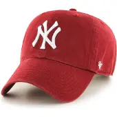 47 Brand Casquette 'NEYYAN ' pourpre / blanc