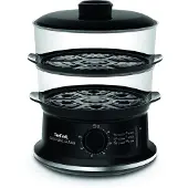 Tefal VC140135 Cuiseur vapeur noir, 900 W, Nombre de paniers 2
