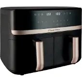 Russell Hobbs Friteuse à air chaud SatisFry Dual Basket, friteuse à air chaud, 9 l, double, noire, àtactile, autonome