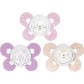 Chicco Sucette en silicone Physio Confort Fille 6-16 M 2u