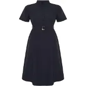 Trendyol Robe-chemise bleu marine